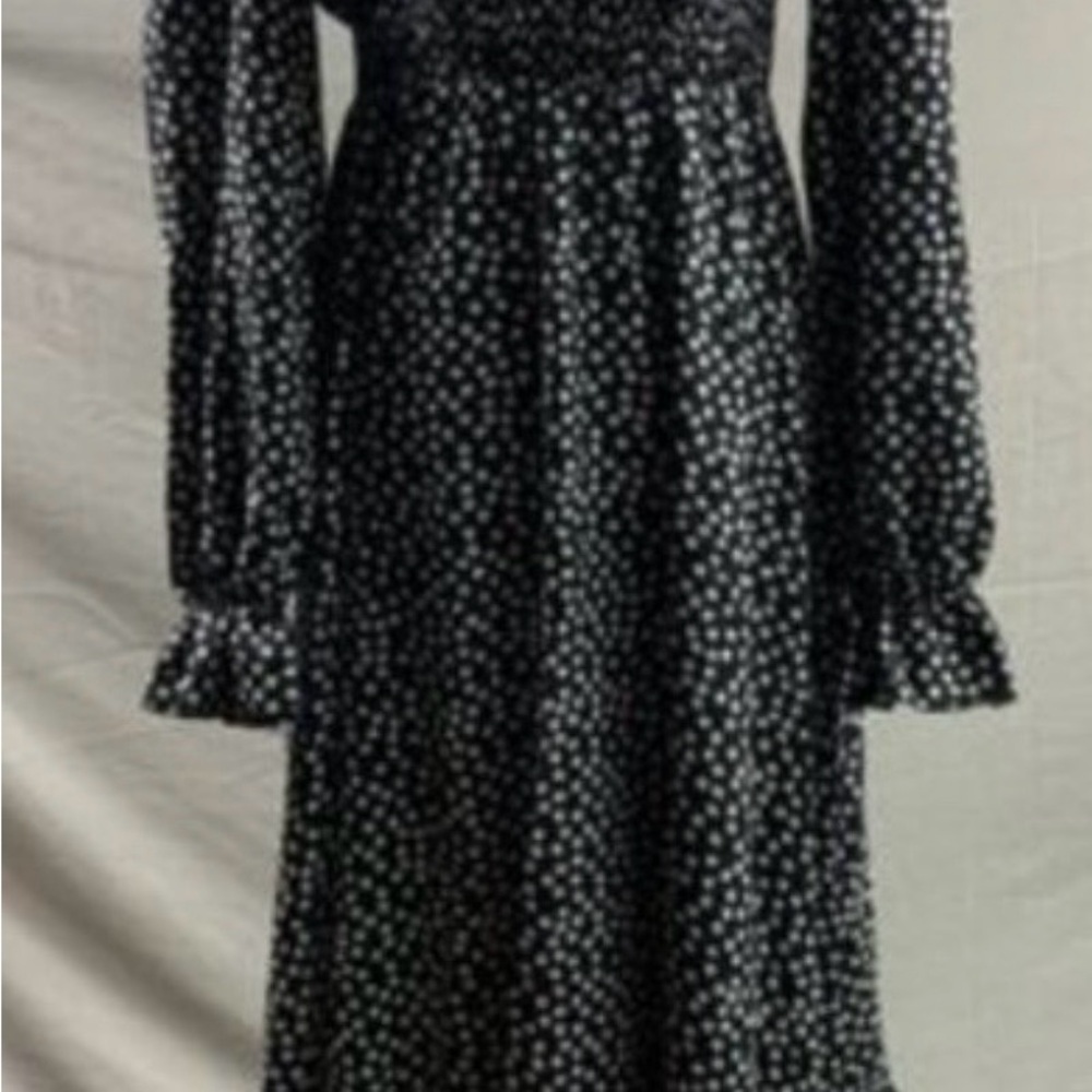 NWT Made With Love Black and White Floral Maxi Dress  | XL - Picture 5 of 5